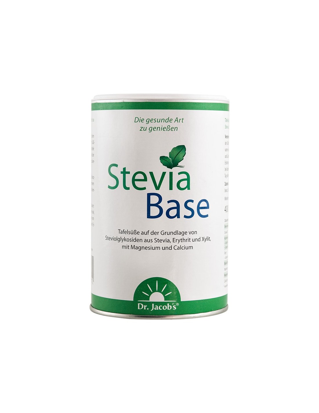Stevia base, dolcificante naturale gusto neutro - Gr 400