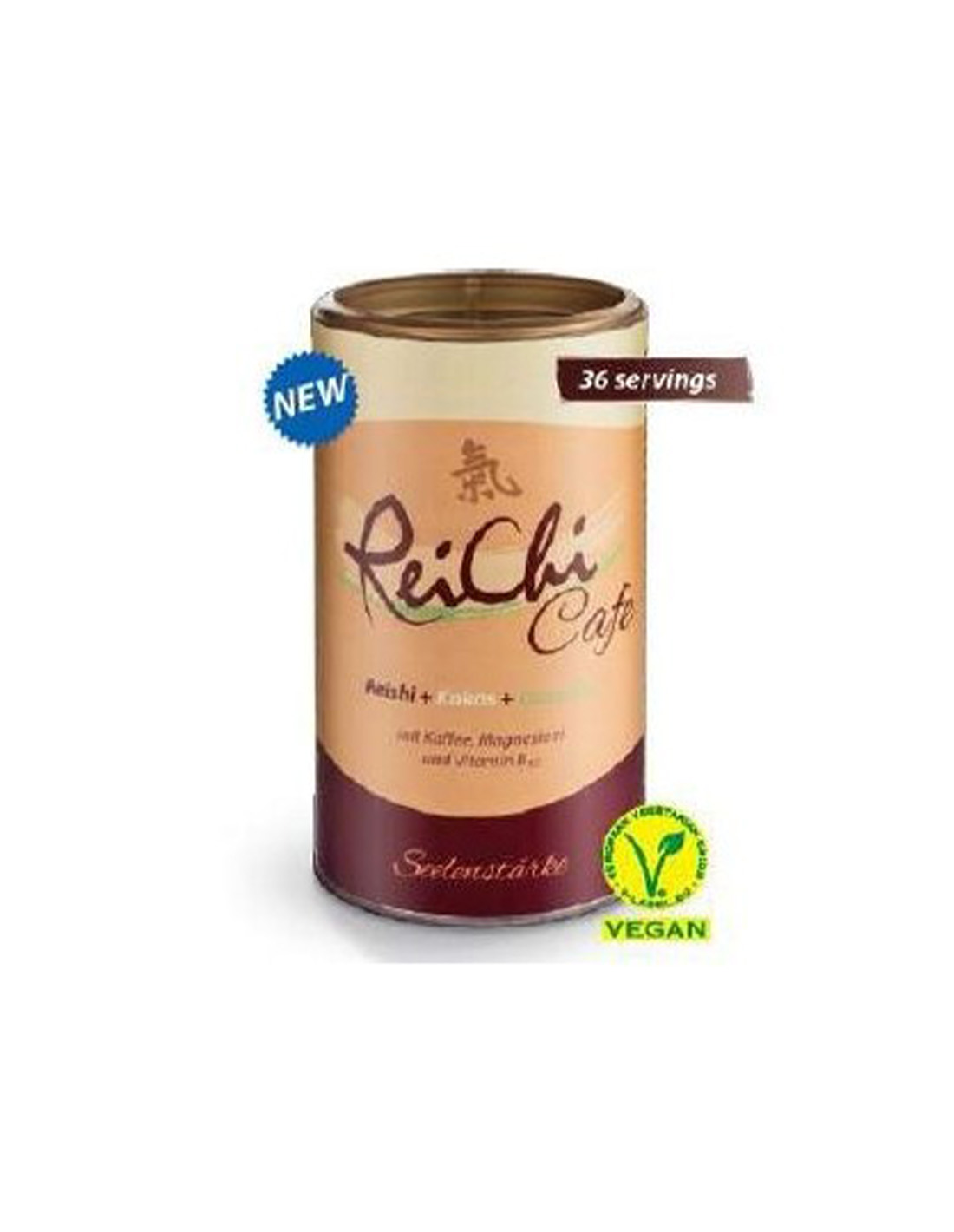  Rei Chi Cafè mit Reishi Guarana und Kokosmilch - Vegan - 400 gr