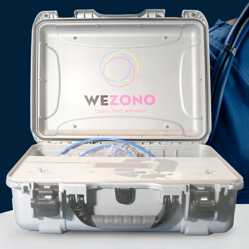 Wezono Wacuum - Generatore di Ozono Medicale Portatile con Custodia IP67 Resistente e Compatta - DevaMed